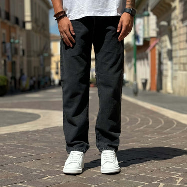 Jeans grigio baggy fit - FLAG STORE